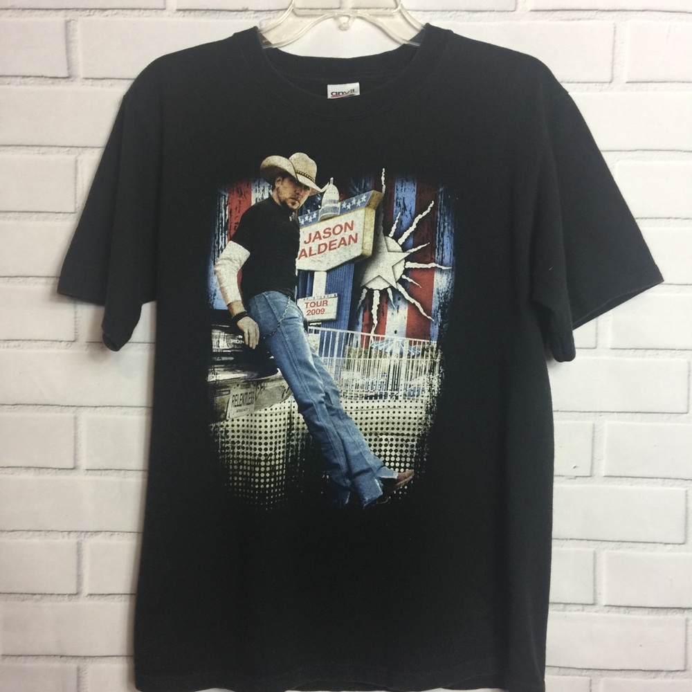 JASON ALDEAN CONCERT TOUR GRAPHIC TEE || Black
